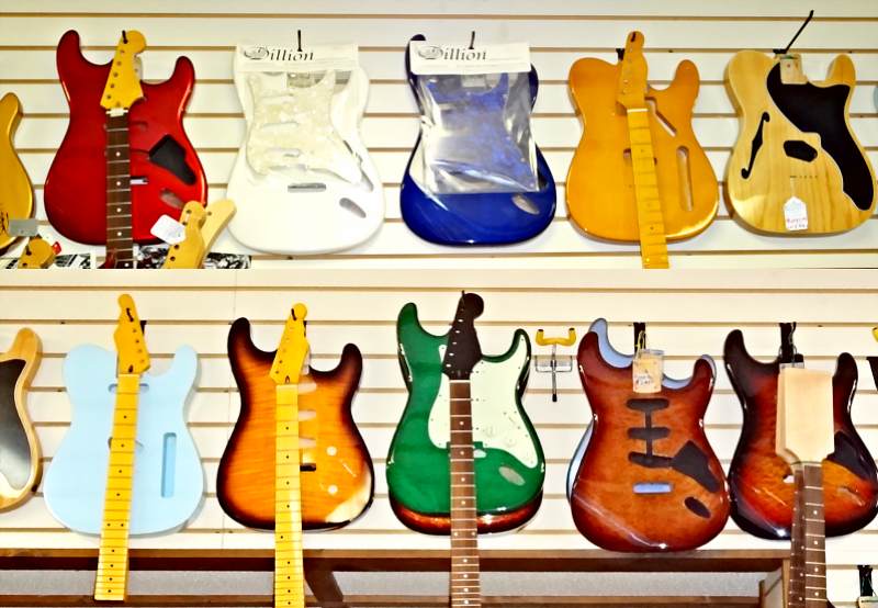 Guitar Parts| Bodies | Necks | Pickups | Pickguards | Hardwear | Everything else ...