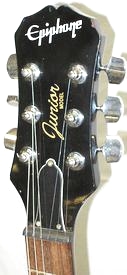 Epiphone Junior -Black - Used - headstock