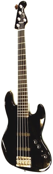 Squier Jazz Bass - 5 string - Black- $250.00